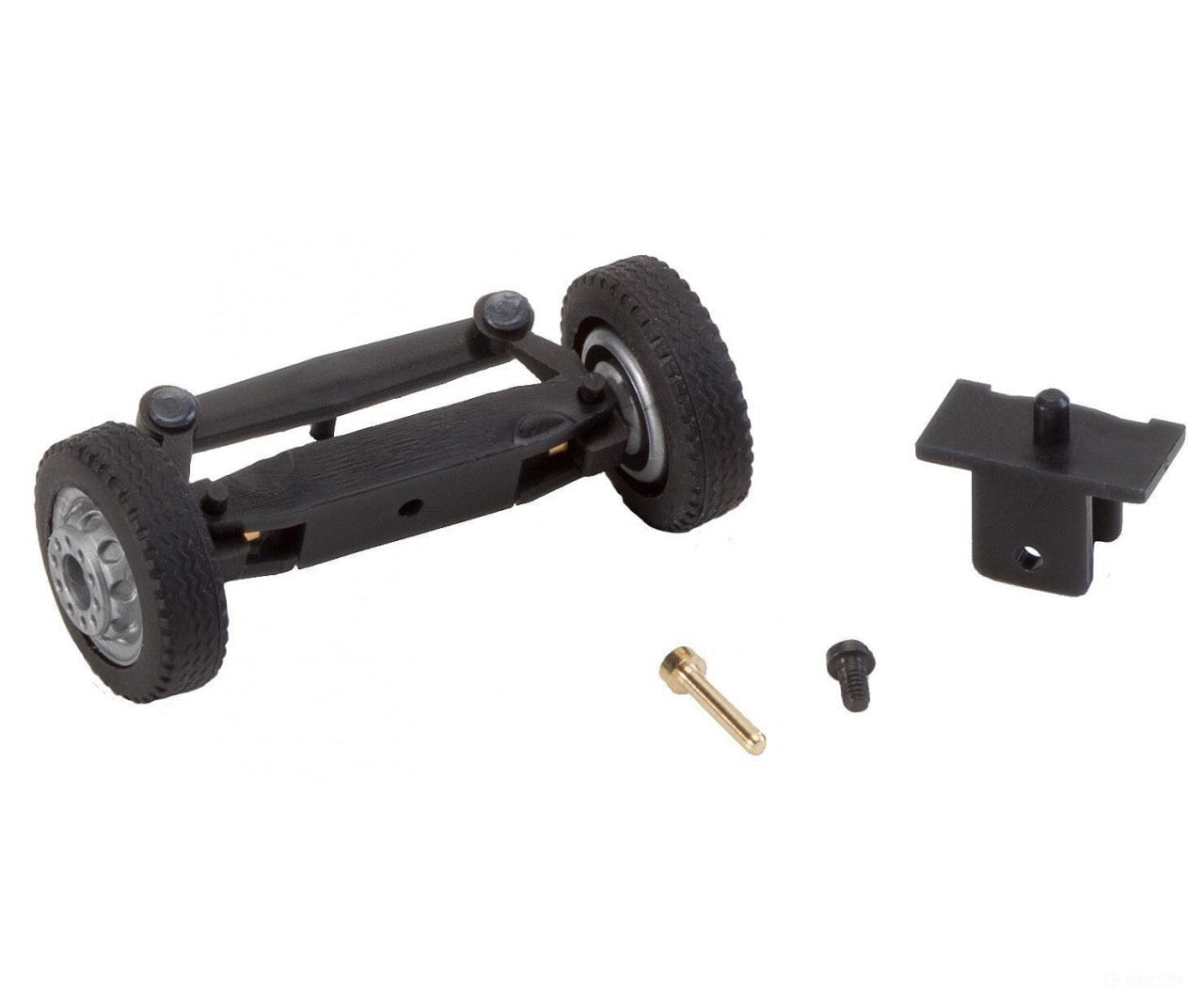 Faller 163003 Ho Front Axle Completely Assembled For Lorries / Buses (With Nq Wheels) Parts