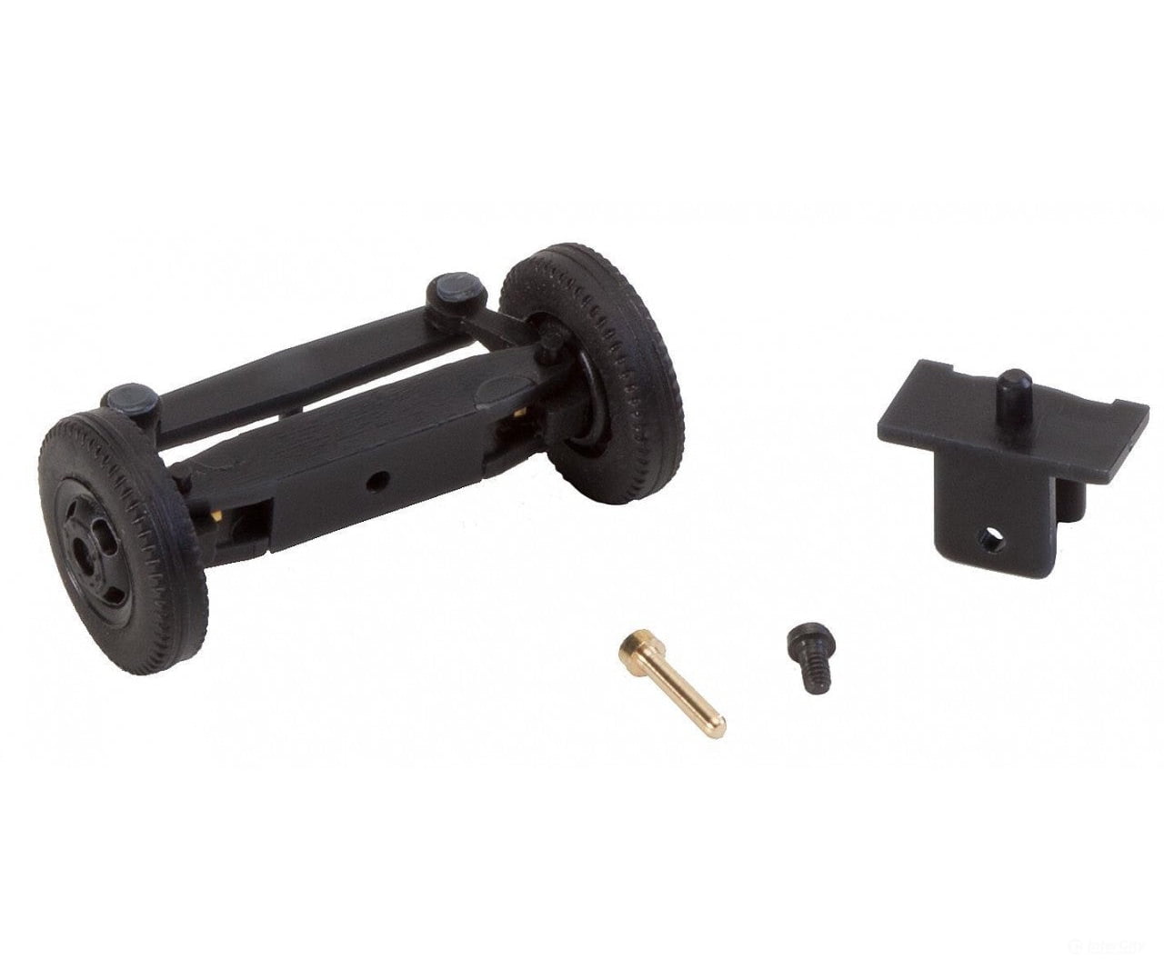 Faller 163011 Ho Front Axle Completely Assembled For Classic Lorries (With Wheels) Parts