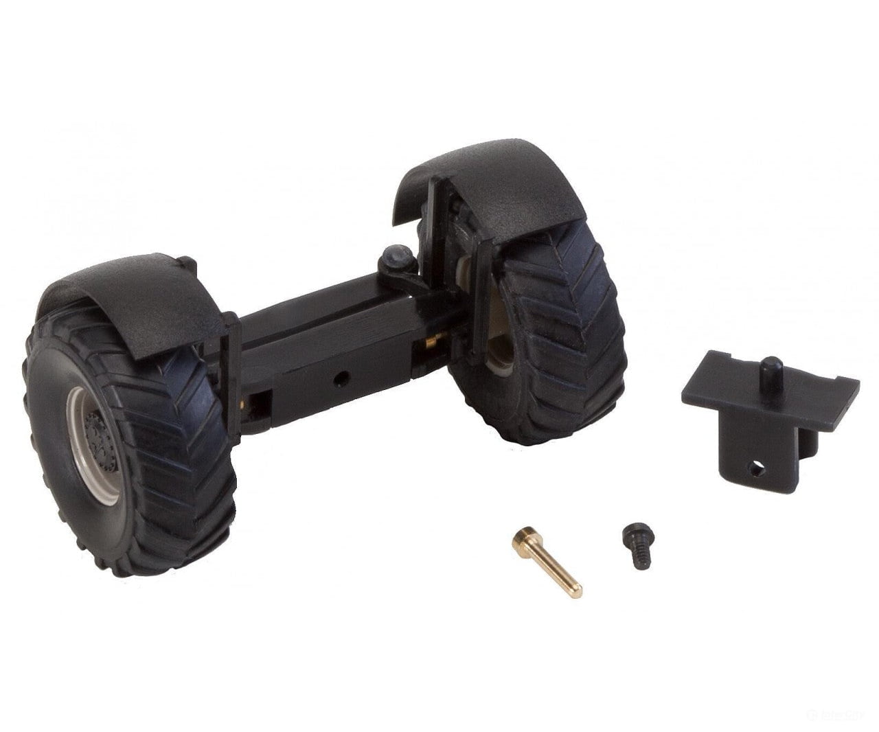 Faller 163013 Ho Front Axle Completely Assembled For Tractors (With Wheels) Parts