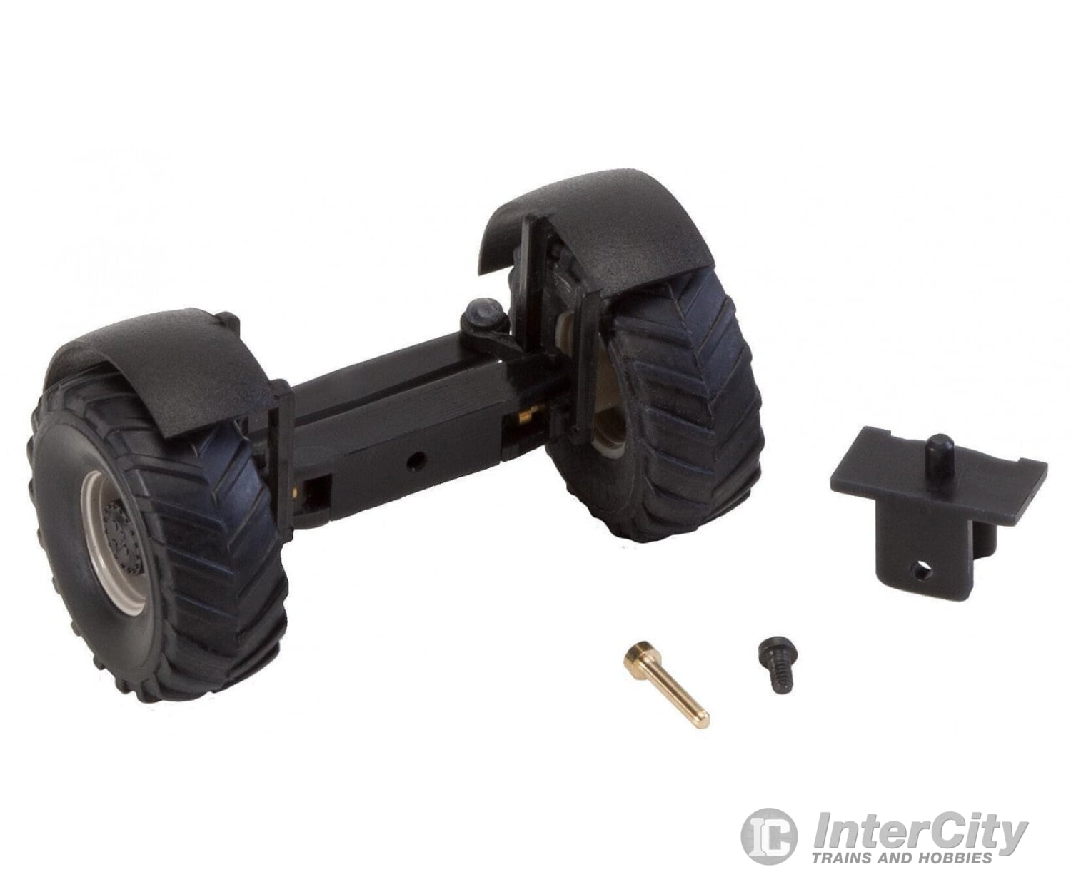 Faller 163013 Ho Front Axle Completely Assembled For Tractors (With Wheels) Parts