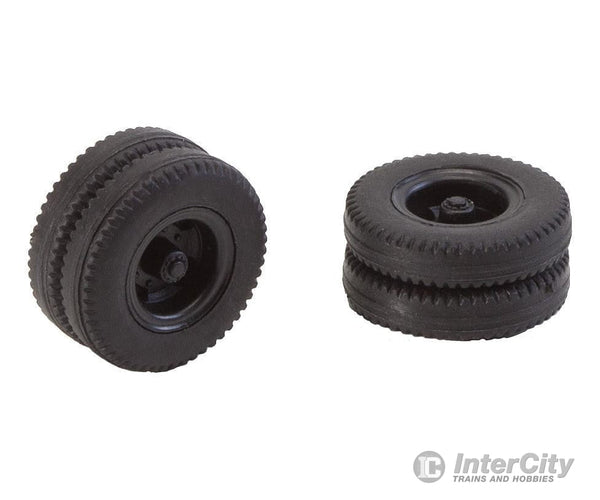 Faller 163102 Ho 2 Wheels (Twin Tyres) Tyres And Classic Lorry Rims Parts