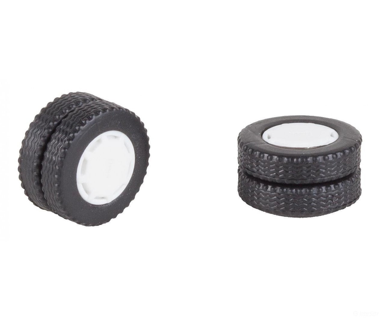 Faller 163104 Ho 2 Wheels (Twin Tyres) Tyres And Rims For Electric Bus Parts