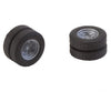Faller 163112 Ho 2 Wheels (Twin Tyres) Tyres And Rims For Fire Brigade Parts