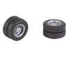Faller 163115 Ho 2 Complete Wheels (Rear Axis) For Bus Mb Citaro Parts