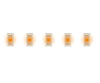Faller 163753 Ho Tt N Z 5 Smd-Leds Orange Cars & Trucks