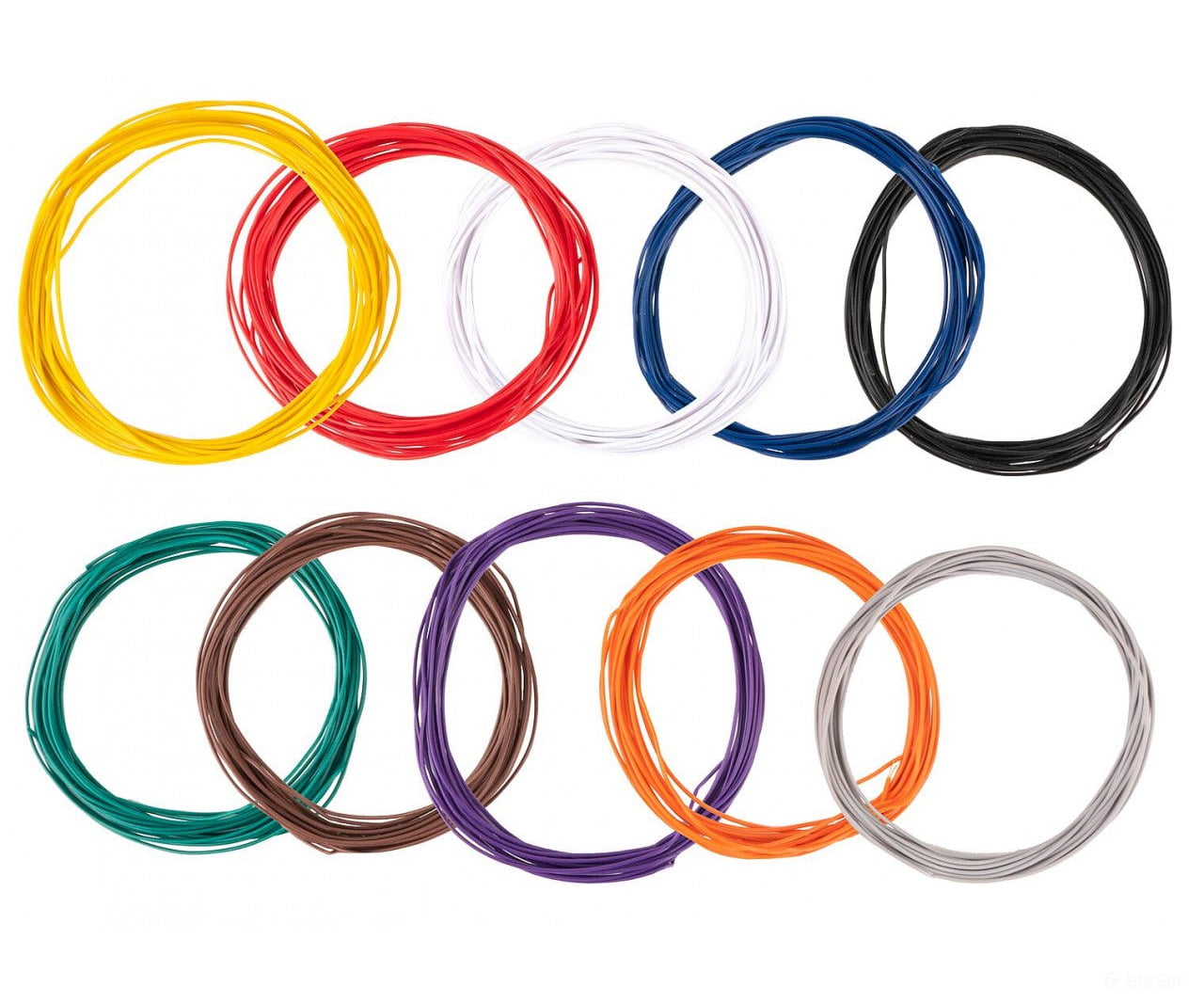 Faller 163780 Ho Tt N Z Assorted Stranded Wires 0.04 Mm² 10 Colours M Each Lights & Electronics