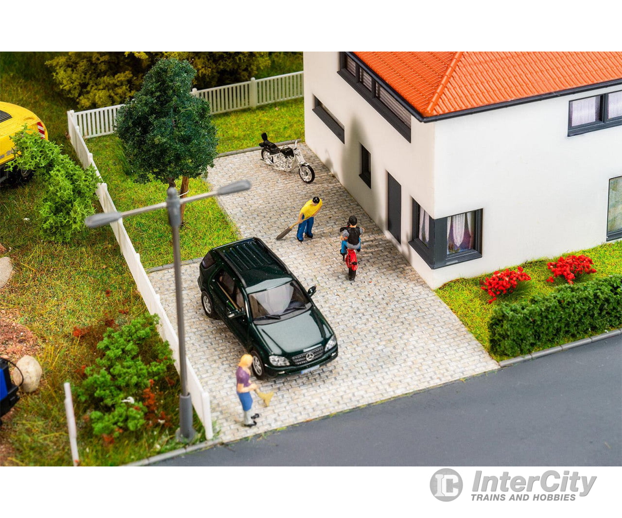 Faller 170317 HO PREMIUM Road film Cobblestones grey mottled Roads & Streets