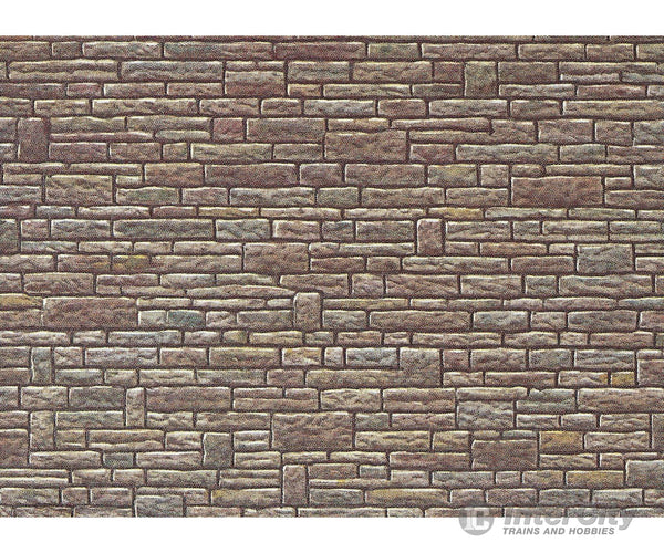 Faller 170604 Ho Wall Card Cut Stone Green-Yellow-Brown Other Scenery