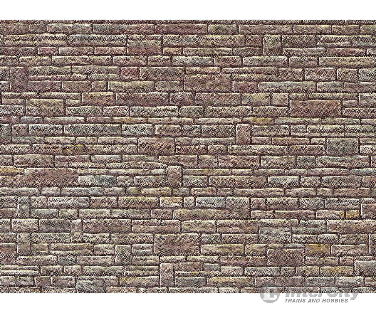 Faller 170604 Ho Wall Card Cut Stone Green-Yellow-Brown Other Scenery
