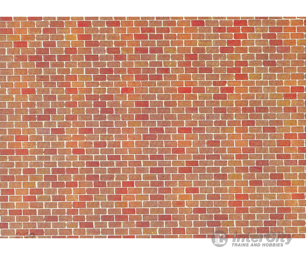 Faller 170608 Ho Wall Card Red Brick Other Scenery