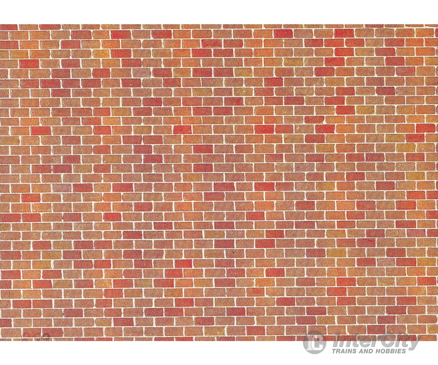 Faller 170608 Ho Wall Card Red Brick Other Scenery