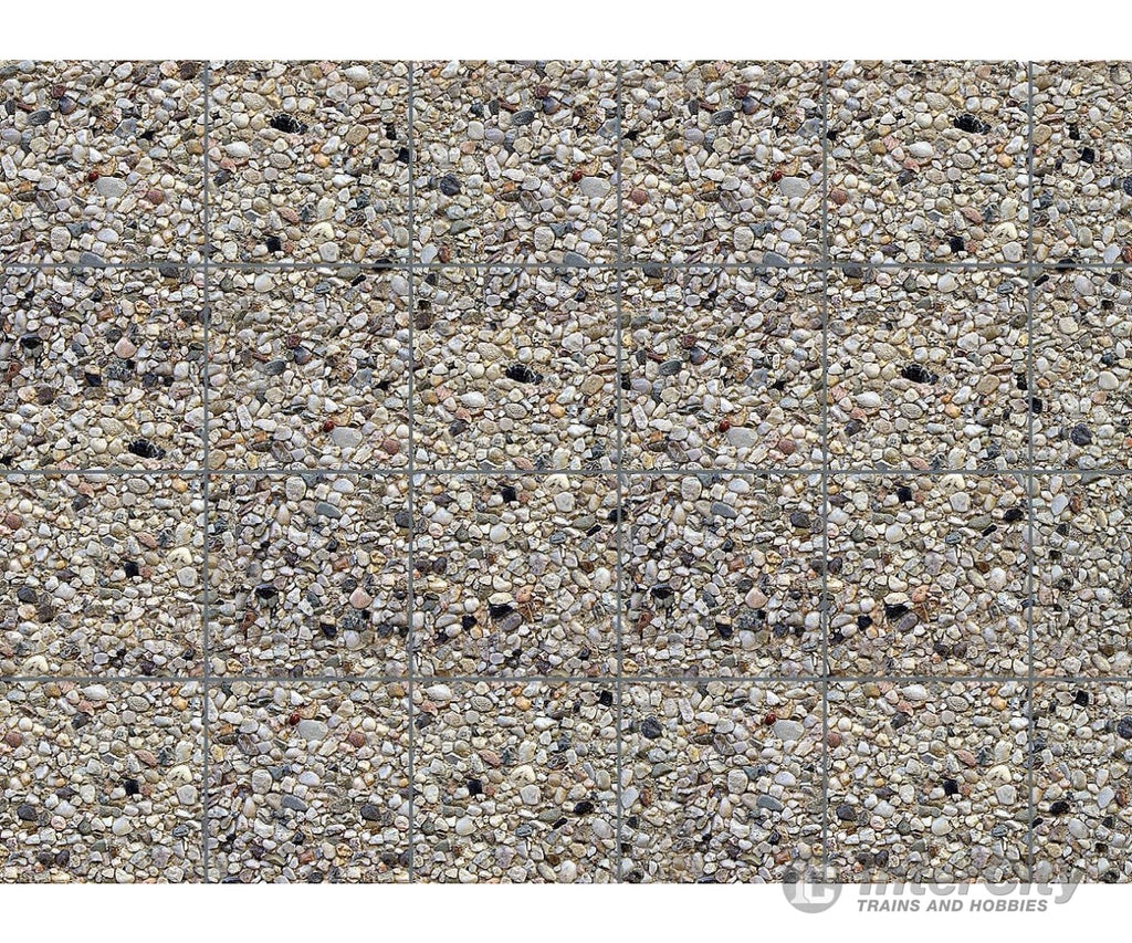 Faller 170626 Ho Wall Card Exposed Aggregate Concrete Other Scenery