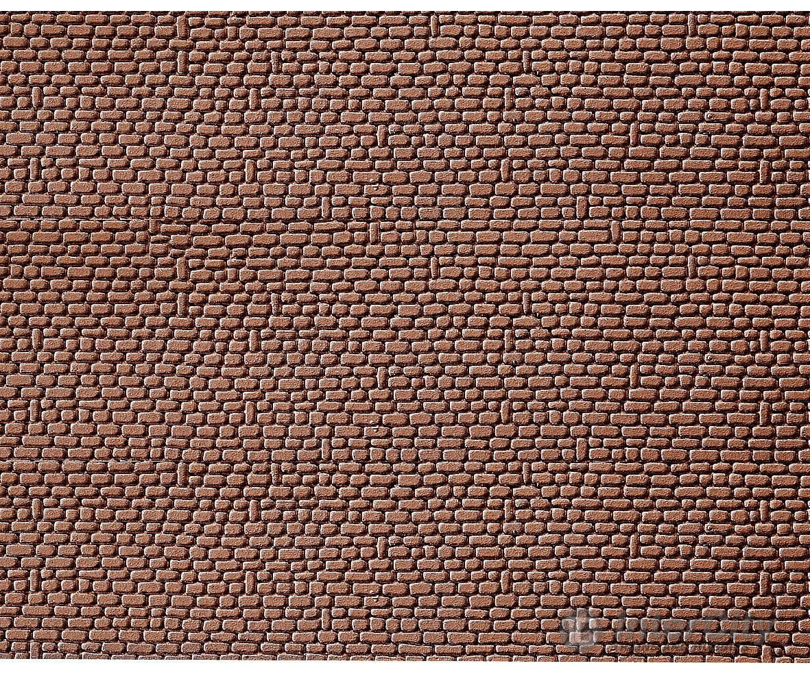 Faller 170806 Ho Decorative Sheet Sandstone Red Other Scenery