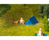 Faller 180003 HO 4 Tents blue - Scenery Details