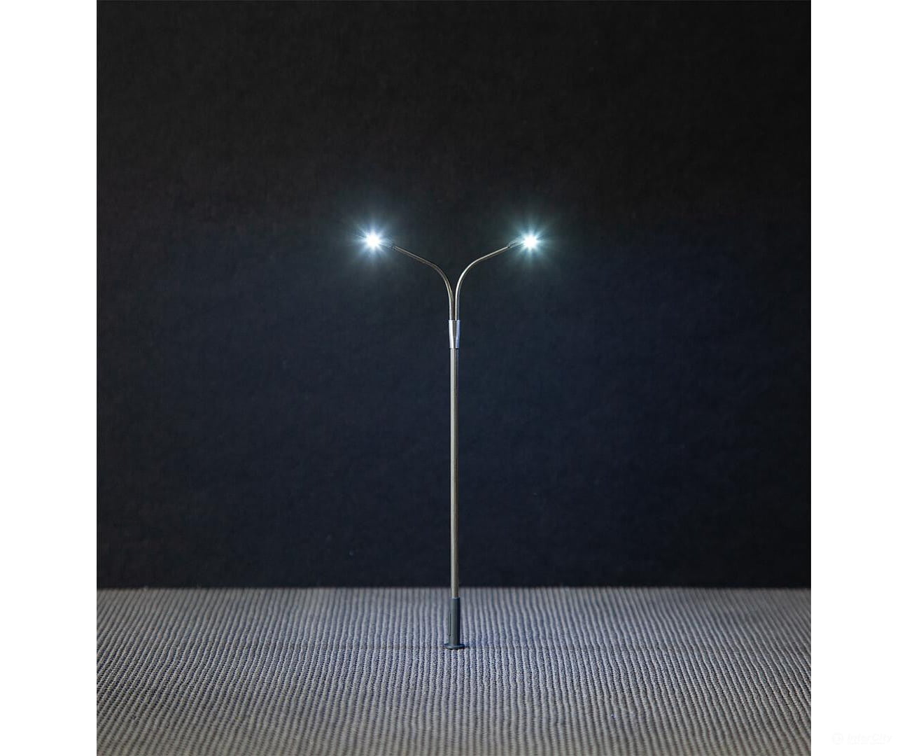 Faller 180101 Ho Led Street Lights Lampposts Cold White 3 Pieces Lights & Electronics