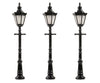 Faller 180112 Ho Led Park Lights Hexagonal Lamps With Decorative Crown Warm White 3 Pieces Lights &