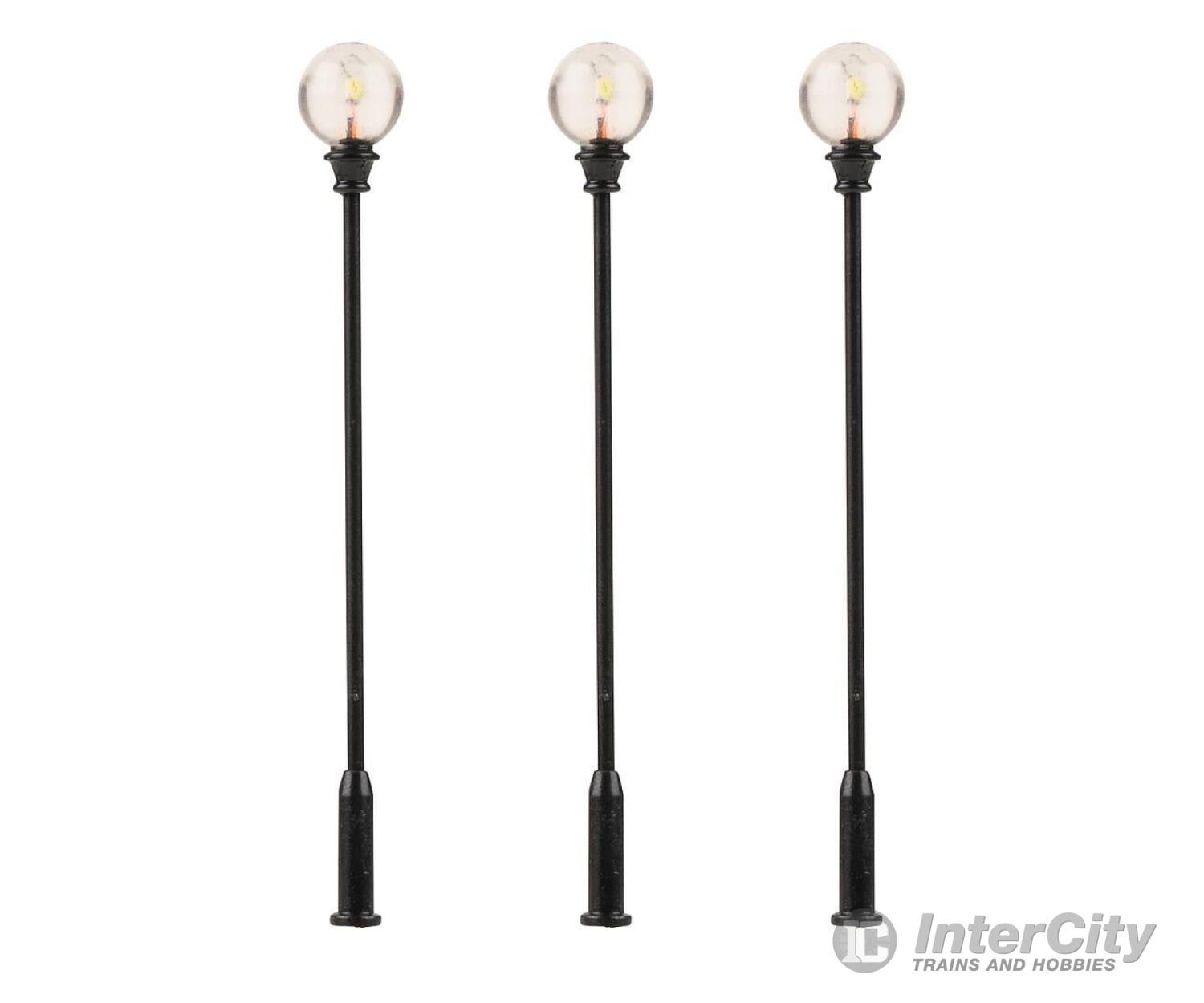 Faller 180113 Ho Led Park Lights Pole-Top Ball Lamps Warm White 3 Pieces Lights & Electronics