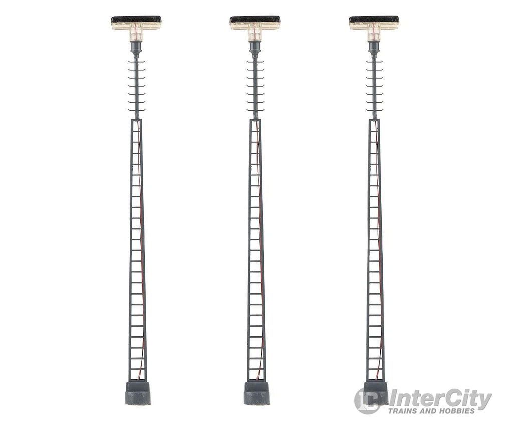 Faller 180118 Ho Led Lattice Mast Top-Mounted Luminaires Warm White 3 Pieces Lights & Electronics