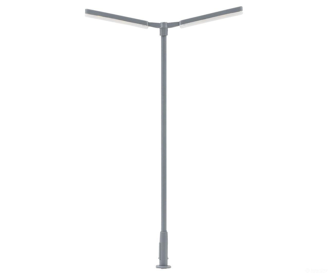 Faller 180222 Ho Led Cross-Mast Light Dual-Arm Cold White Lights & Electronics