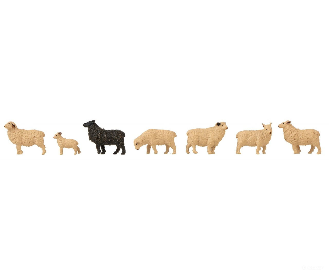 Faller 180236 Ho Sheep Figurine Set With Mini Sound Effect Figures