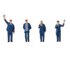 Faller 180237 Ho Railway Staff & Conductor Whistle Figurine Set With Mini Sound Effect Figures
