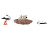 Faller 180239 Ho Storks Figurine Set With Mini Sound Effect Figures