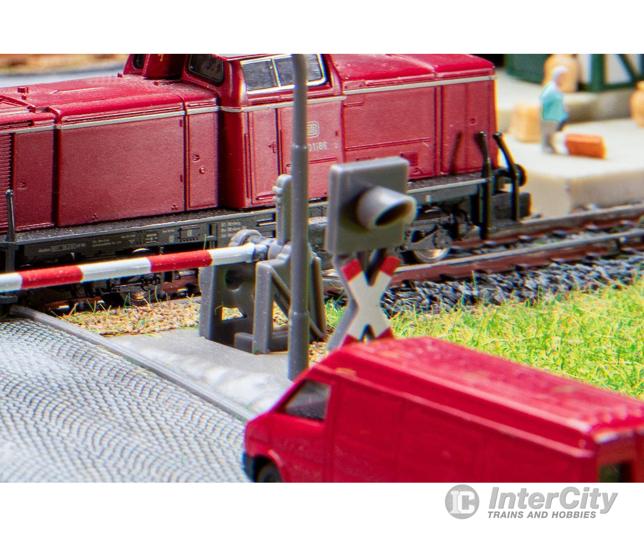 Faller 180259 HO Railway crossing with bell Mini sound effect Lights & Electronics