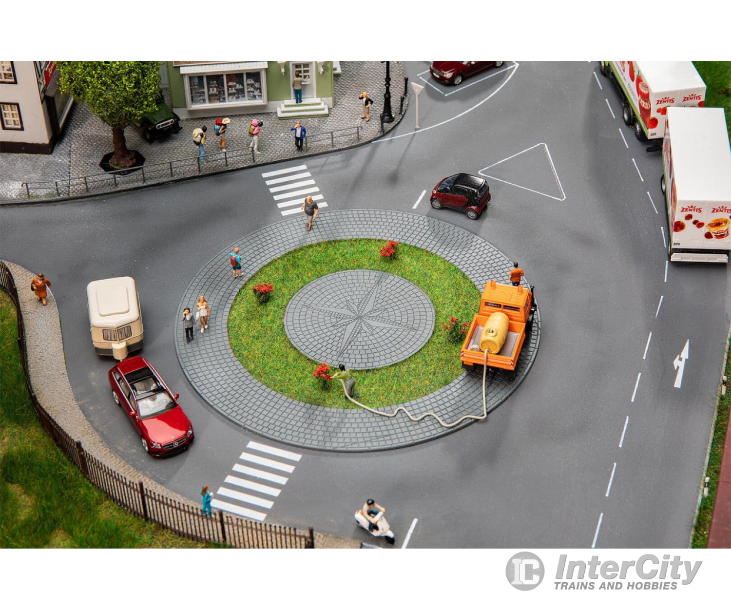 Faller 180278 Ho Roundabout And Traffic Island Roads & Streets