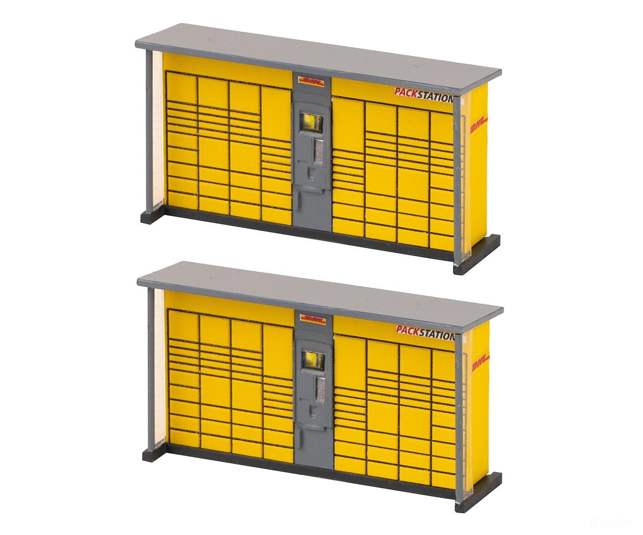 Faller 180281 Ho 2 Dhl Pack Stations Scenery Details