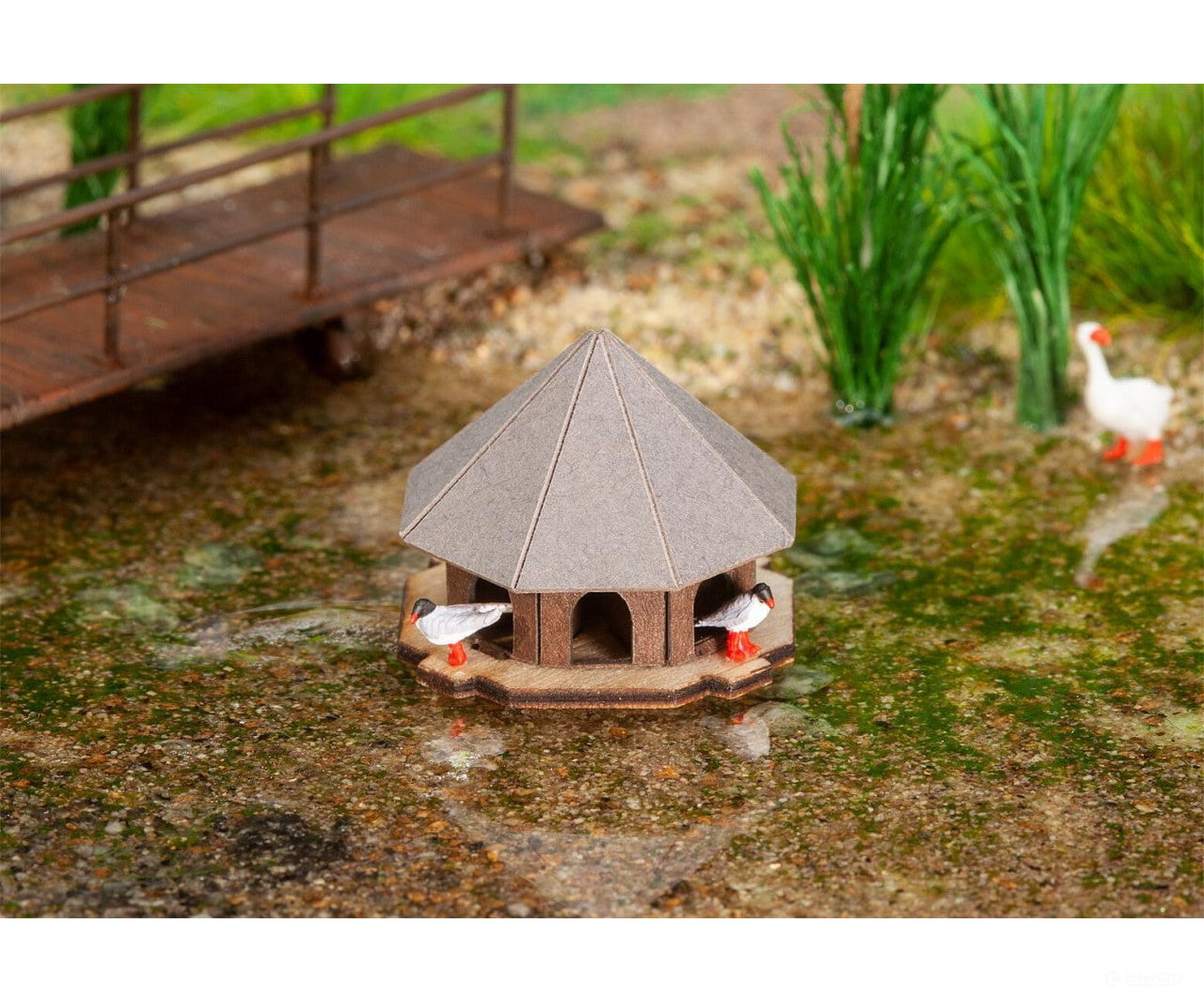 Faller 180308 Ho Duck-House Scenery Details