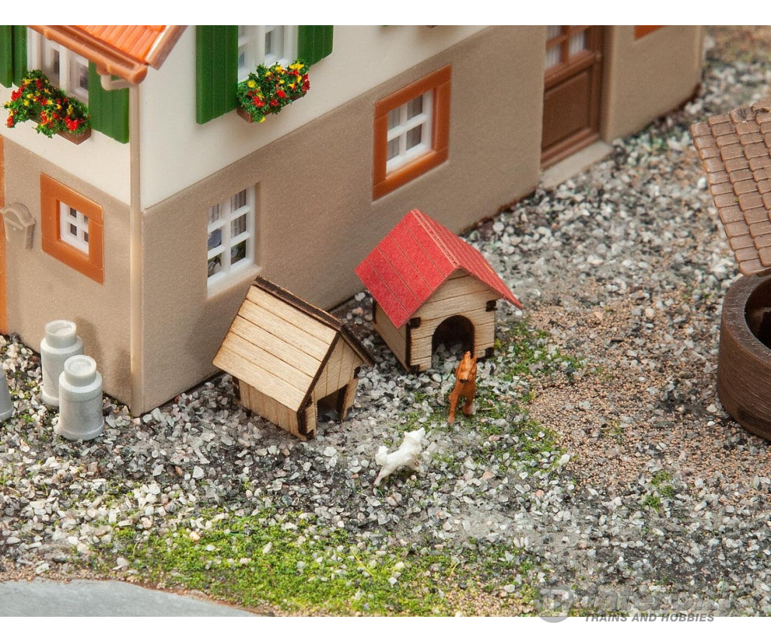 Faller 180309 Ho Kennels Scenery Details