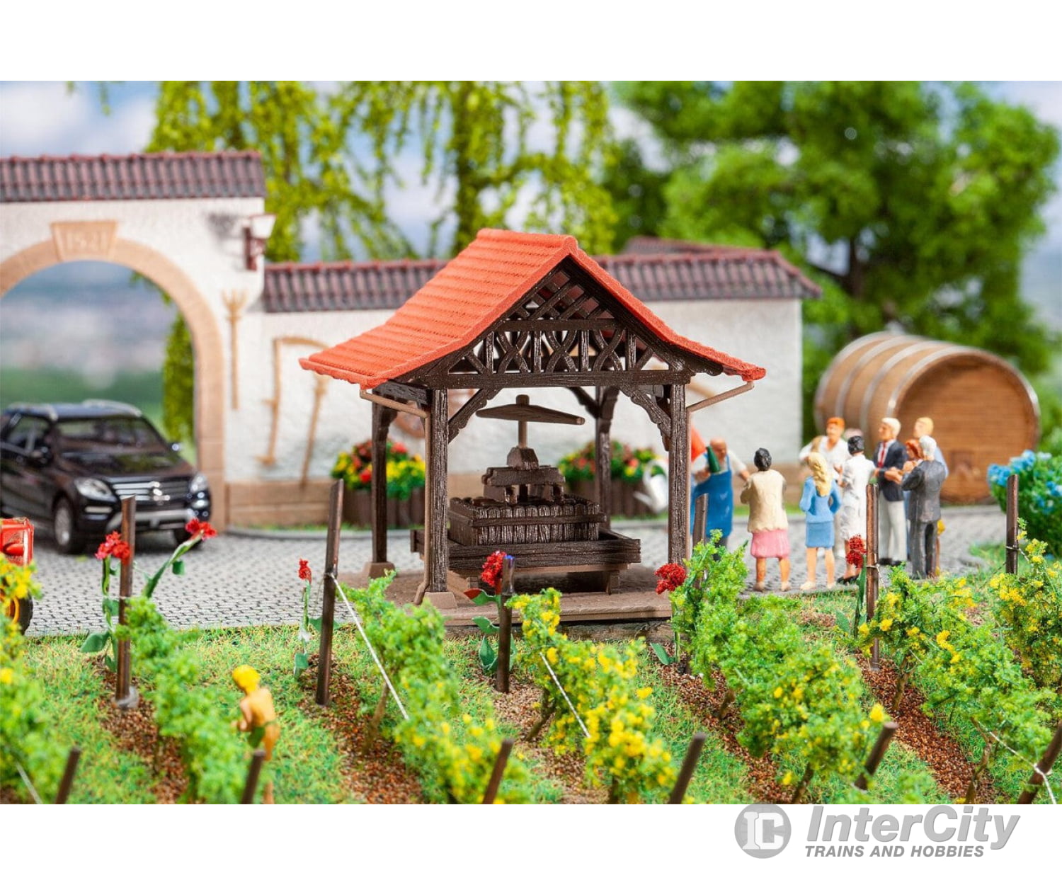 Faller 180335 Ho Wine Press Scenery Details