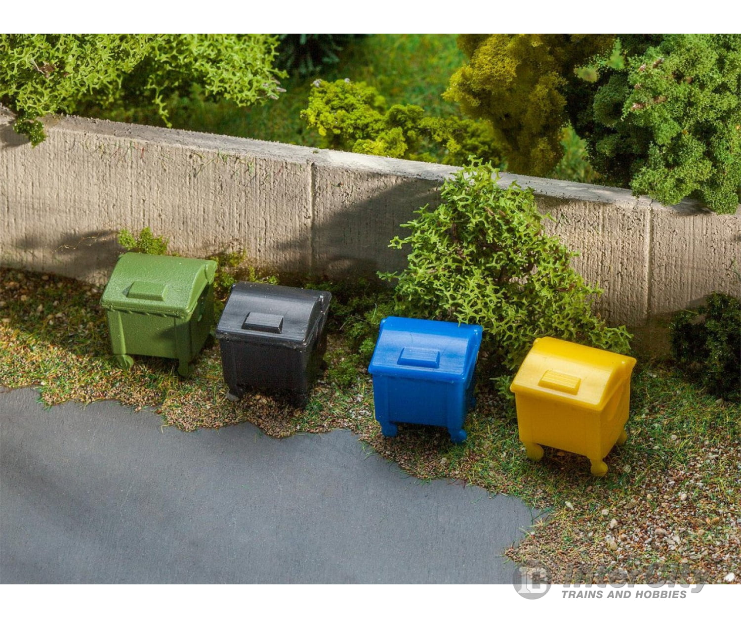 Faller 180343 Ho Refuse Container Set Scenery Details