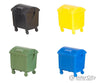 Faller 180343 Ho Refuse Container Set Scenery Details