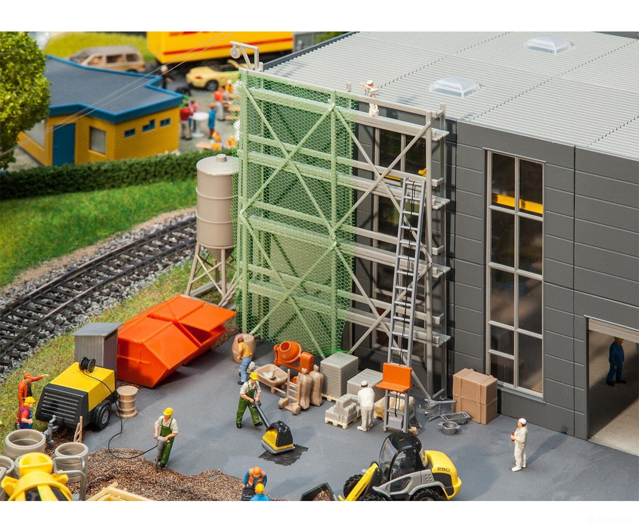 Faller 180345 Ho Building Site Equipment Set Scenery Details
