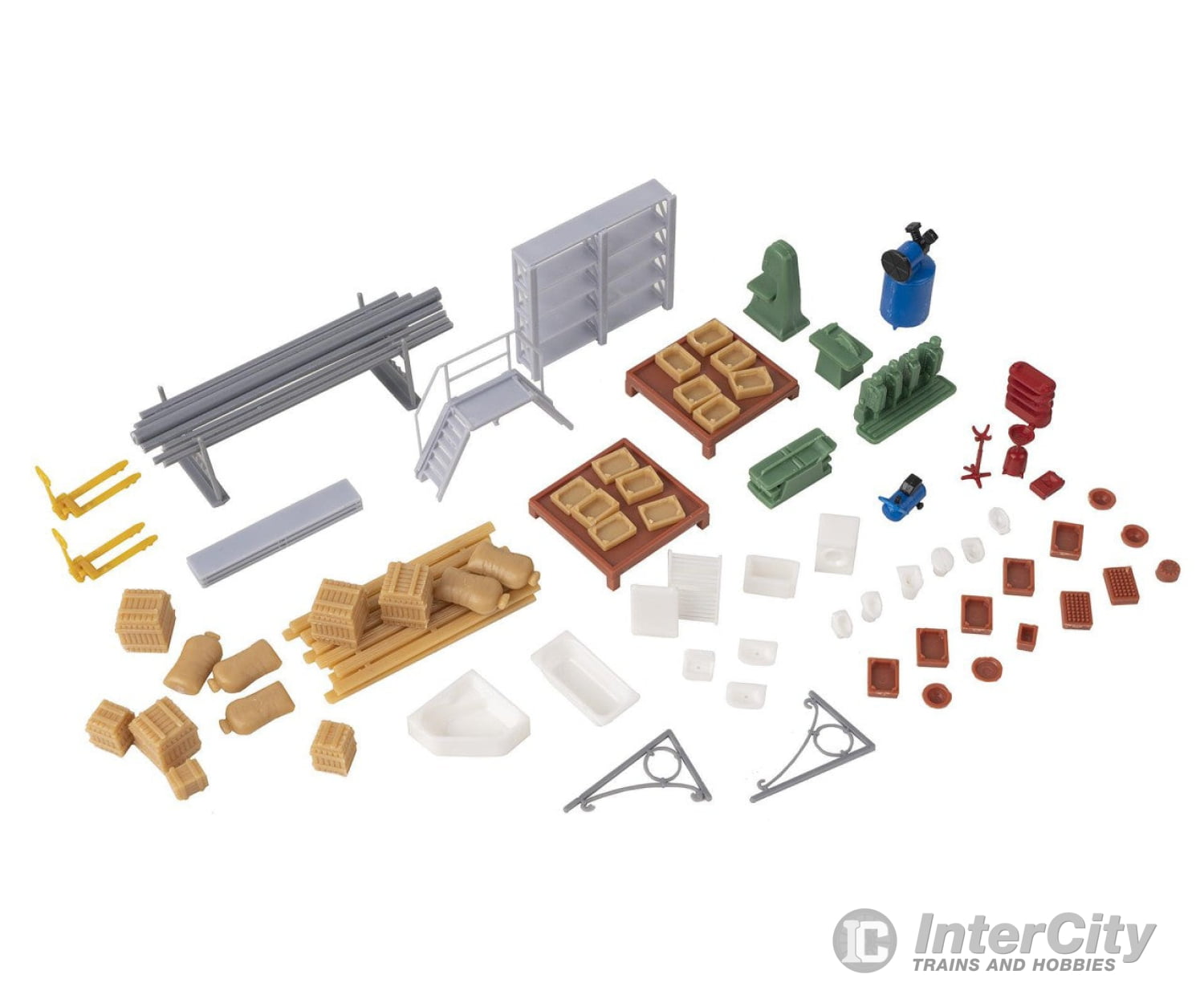 Faller 180351 Ho Diy Shop Interior Decoration Set Scenery Details