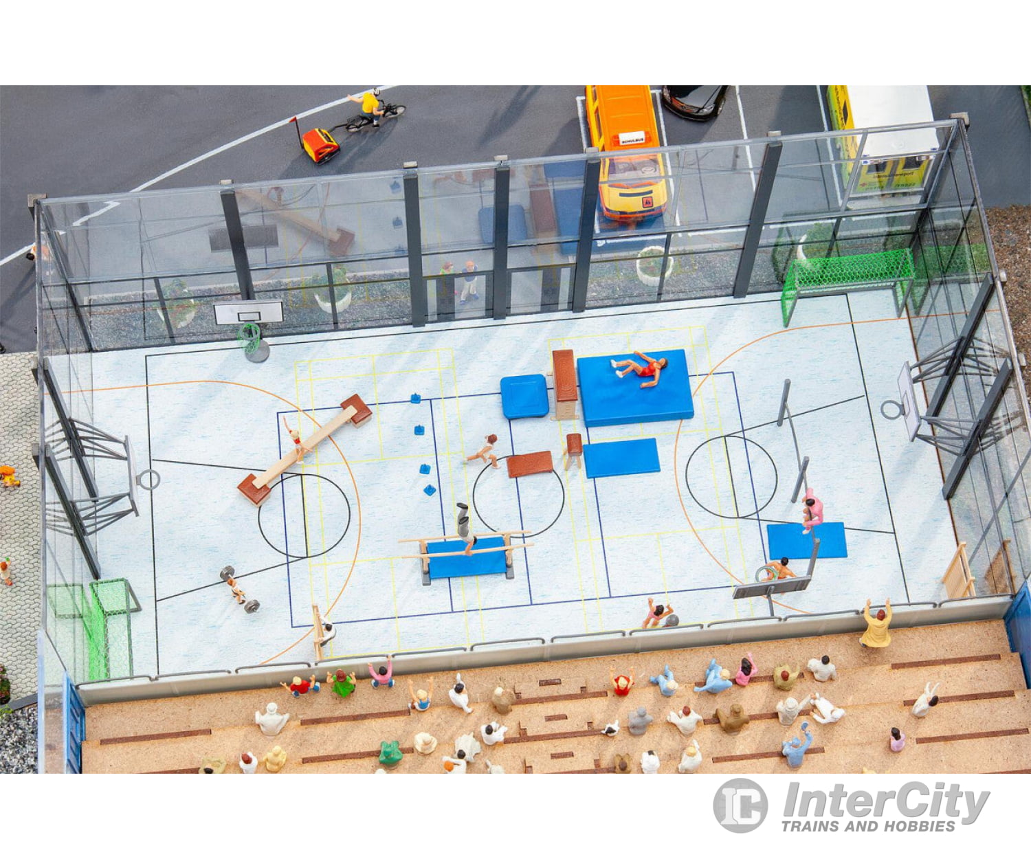 Faller 180354 Ho Sports Hall Interior Equipment Scenery Details