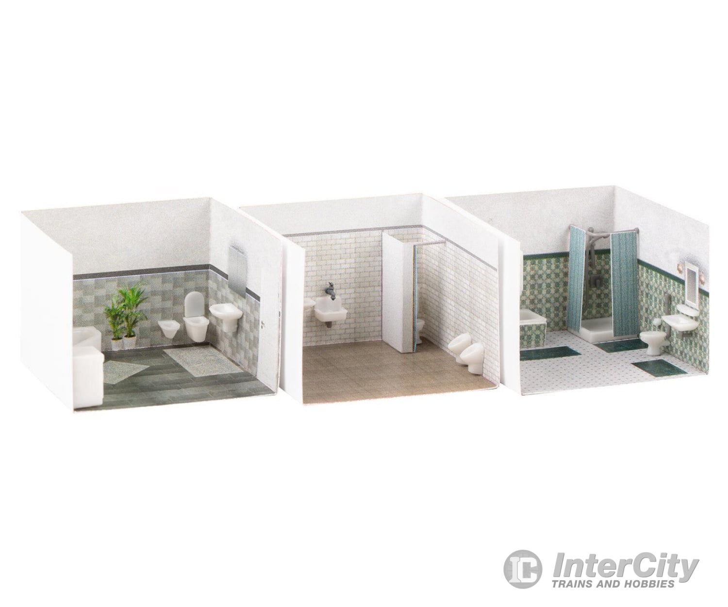 Faller 180355 Ho Bathroom Equipment Sets Scenery Details