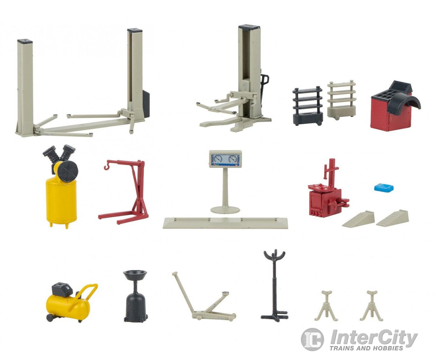 Faller 180356 Ho Car Workshop Equipment Scenery Details