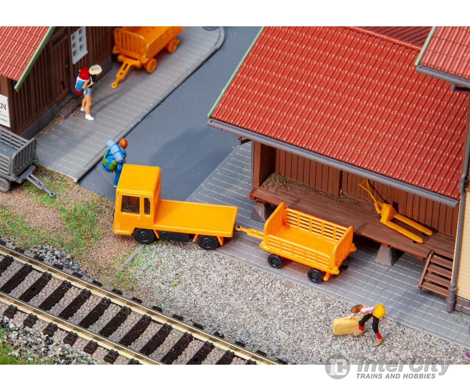 Faller 180357 Ho Platform Truck Scenery Details