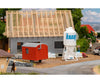 Faller 180389 Plaster Silo And Construction Trailer Scenery Details