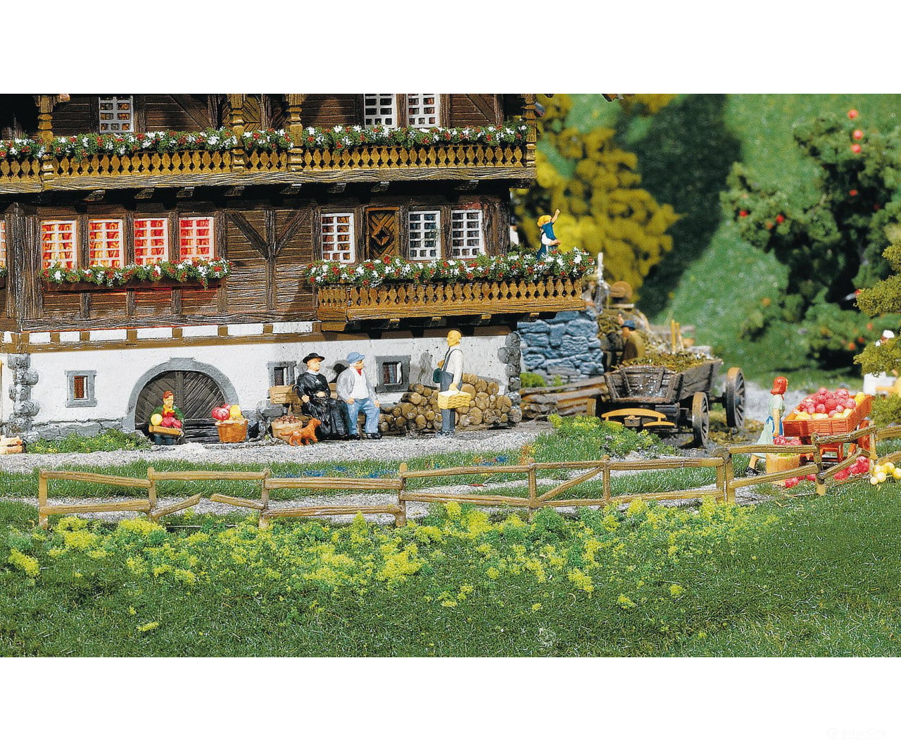 Faller 180406 Ho 4 Garden And Field Fences 2360 Mm Scenery Details