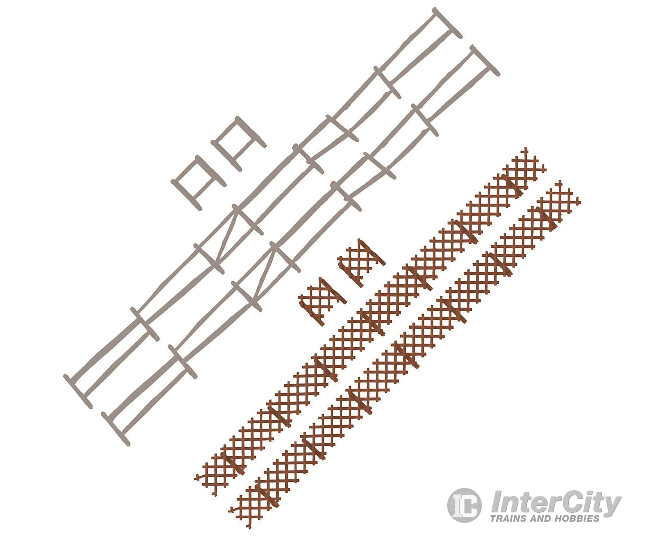 Faller 180406 Ho 4 Garden And Field Fences 2360 Mm Scenery Details