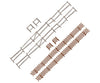 Faller 180406 Ho 4 Garden And Field Fences 2360 Mm Scenery Details