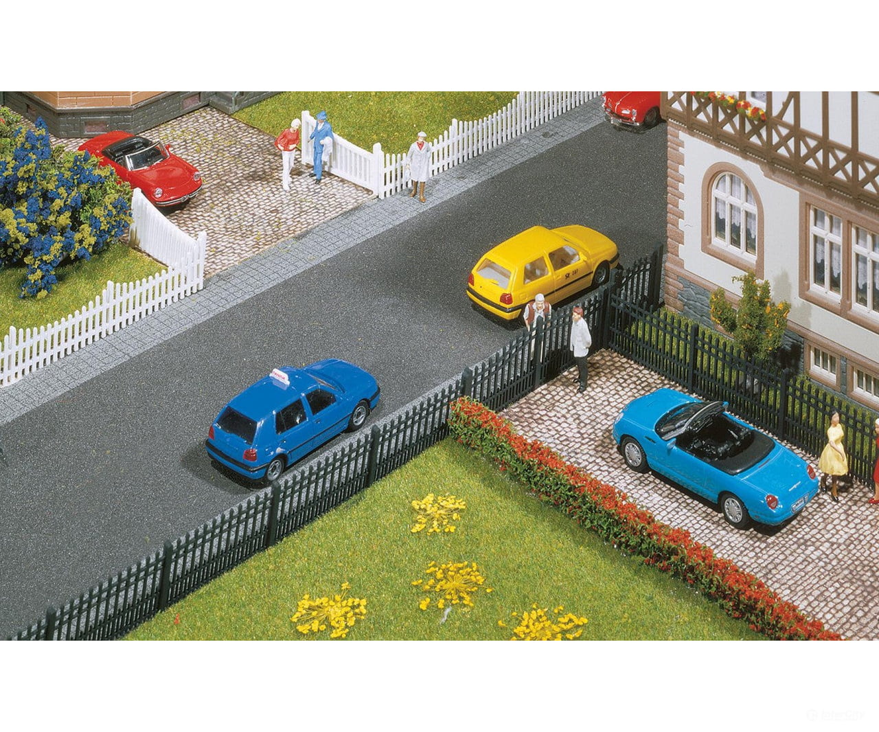 Faller 180411 Ho Garden Iron Fence 684 Mm Scenery Details