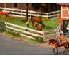 Faller 180416 Ho Paddock Fence White Scenery Details