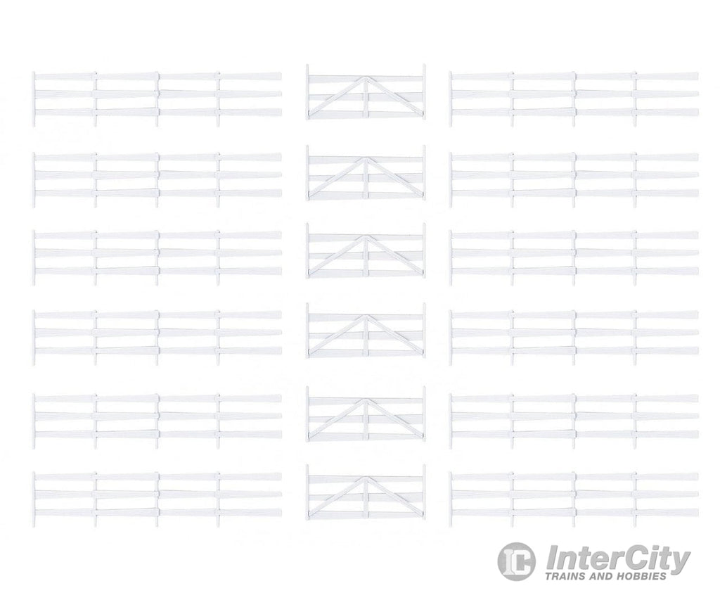 Faller 180416 Ho Paddock Fence White Scenery Details