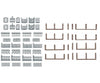 Faller 180426 HO Villa fence grey - Scenery Details