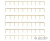 Faller 180427 Ho Wooden Railing 1242 Mm Scenery Details