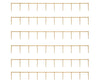 Faller 180427 Ho Wooden Railing 1242 Mm Scenery Details